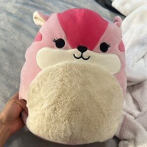 Pink and Cream Plush Toy SQUISH MELLOW